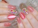 押し花ネイル　マグネットネイル