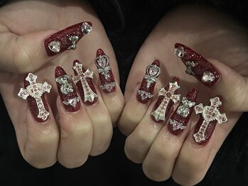 ユガール 渋谷(Ugirl)/長さだしゴテゴテネイル