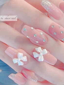 チャコネイル(chaco-nail)の写真/<トレンドデザイン&豊富すぎるパーツで魅せる>可愛いがぎゅっと詰まったnailに♪"最高にカワイイ"が叶う◆