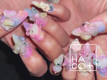 ハコプラスネイルズ 表参道 渋谷(Haco+ Nails)/Kurumi | デザインアート+