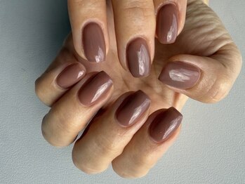 リーフ 海田店(LEAF)の写真/大人女性の指先を美しく上品に…♪お仕事や家事で派手なネイルができない方にもオススメです☆