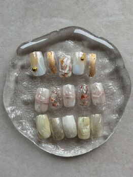 ケーネイルアトリエK 泉中央店(nail atelier)の写真/【自分だけのハイセンスネイルを堪能】オフ/ドライケア無料が嬉しい！泉中央駅徒歩3分の完全定額制サロン☆