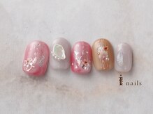 アイネイルズ 横浜EAST店(I-nails)/押し花シェルブライダル