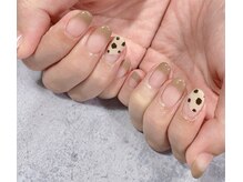 アトリエ ハルミナ(atelier harumina)/フレンチネイル・ダルメシアン