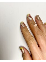ウロネイルズ(ulo nails)/ピスタチオカラーフレンチ