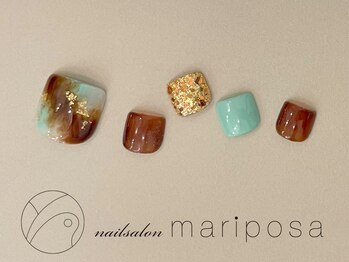 マリポッサ(mariposa)/秋フットネイル