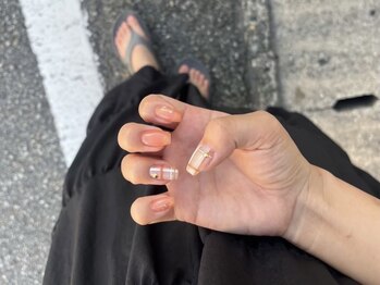 PARTIE BEAUTY 天満店【ネイル/ホワイトニング】の写真/《天満/長さだしネイル》自爪にコンプレックスのある方も◎綺麗な長さだしで女性らしい美しい指先を演出♪