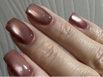 ハナンネイル(HANAN nail)の写真/【大人シンプルネイル】手肌が綺麗に見える肌馴染みカラー×フィルインで自爪を保護◎ハンドスパも人気♪