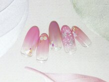 ネイルライフ(NailLife)/雪の結晶ネイル