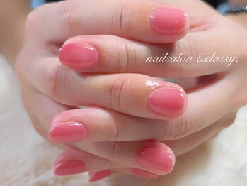 美爪シアーピンクカラー