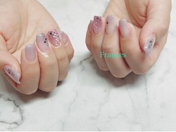 フランセス(Frances)/紫陽花ネイル