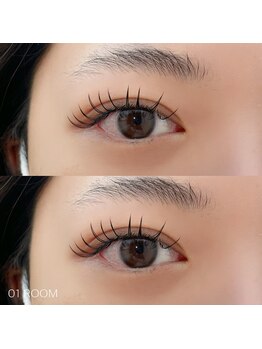 ワンルーム(01 ROOM)/エクステ160本　束間仕上げ