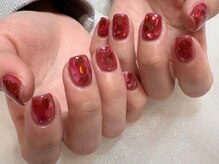 アイネイルズ 三宮店(I nails)/マグネットハートホロ￥9000