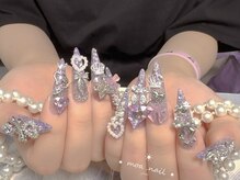 モアネイル 新宿/ゴテゴテネイル/持ち込み/新宿