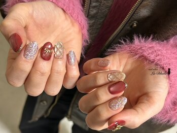 キルティング×リボンパーツ