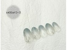 スターネイル プラス 本町店(Star Nail plus)/綺麗めブルーラインart