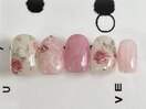 ピンクフラワーレース10480yen