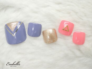 アンベリール 横浜店(Embellir)/(476)エスニック風フットネイル