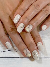 大理石ネイル