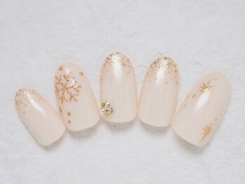 シックネイル(CHIC nail)/雪の結晶アート