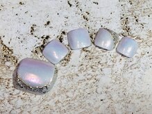 ネイルサロン アミュゼ/定額デザインフットジェル 