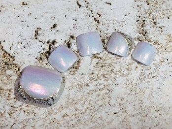 ネイルサロン アミュゼ/定額デザインフットジェル 