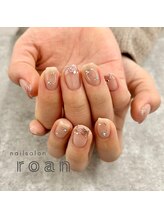 ロアンネイル(roan nail)/ラメフレンチ