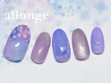 美サロン アロンジェ甲府向町店/紫陽花ネイル☆