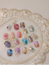 ヴィヴィ(vivi)/フット【選べる親指アート】