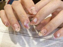 ネイルアルケー(Nail ARCHE)/キラキラクリスマスネイル