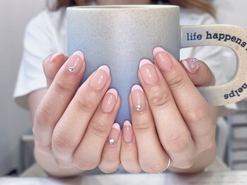 キナ(KINA)/4/21　ベース１色カラーフレンチ