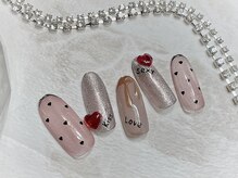 キャッツアイ東京 新宿店(Cat's eye TOKYO)/バレンタインネイル