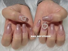 ネイルドットスタジオ 堺筋本町(NAIL DOT STUDIO)/ラメグラデーション