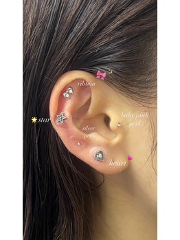 ナスサロ/耳ツボジュエリー