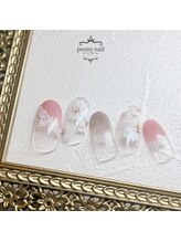 ピオニーネイル(peony nail)/6月新作　フラワーレース
