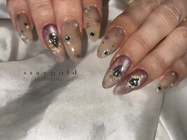 アミ施術お客様ネイル