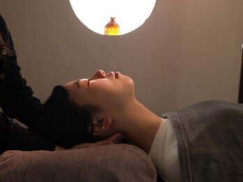 スイミンテラス 廿日市店/ドライヘッドスパ施術風景