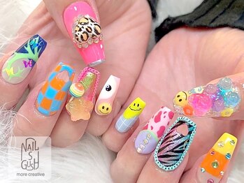 ネイルズガッシュ 大森駅前店(NAILs GUSH)の写真/【痛ネイルも可能】痛ネイル1本＋他ワンカラー¥13100～フィルイン/ワンホン/持ち込み