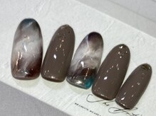 サロン アウラ(salon AULA)/天然石風ネイル　初回/7500