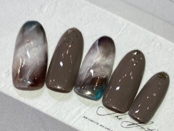 サロン アウラ(salon AULA)/天然石風ネイル　初回/7500