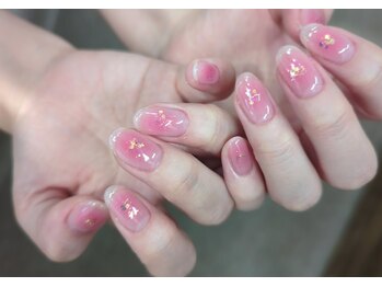 お手軽☆チークネイル