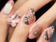 ネイルフロンティア 吉祥寺(NAIL FRONTIER)/Fチェックフラワー14980円