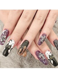 ハロウィンネイル
