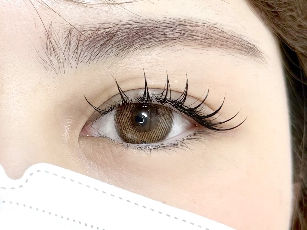 【マツエク】フラットマットラッシュ☆自然ぱっちりの100本￥6050♪