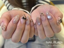 ネイルプラザ 河原町OPA店(NAIL PLAZA)/レオパードネイル
