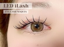 有資格者が丁寧にマツエクを施術していきます。LEDマツエクも◎