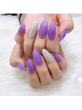大槻担当★パープルネイル