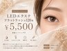 【付け足しLEDエクステ】フラットラッシュ120本￥5500☆束感コーティング付
