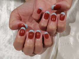 【パラジェル】カラーフレンチ