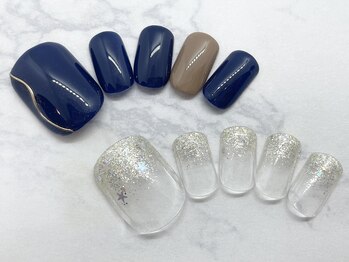 タネモト(Tanemoto)/12・1月フットネイル¥5500